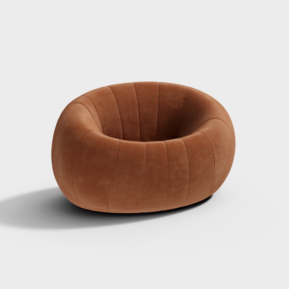 Canapé moderne paresseux-orange