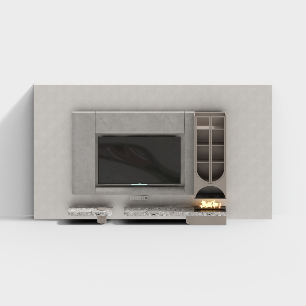 現代電視背景牆