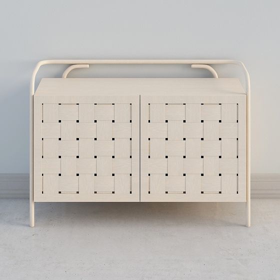 Woven Storage Cabinet 3D model