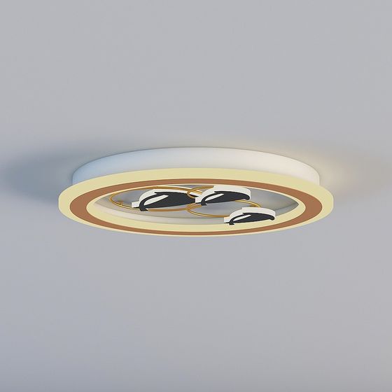 Ring Light Shadow 3D model for Modern Interiors