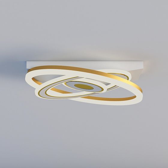 Twist Light Ceiling Fixture 3D model