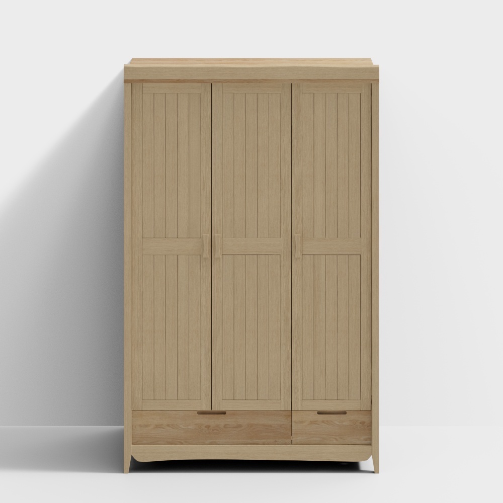 P608-Three-door wardrobe (sliding door)