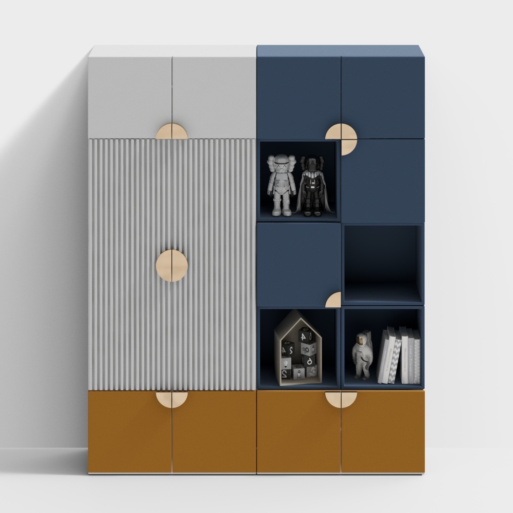 Martha's St. /Masasanty - Modern Boys' Bedroom Wardrobe (Nipton/Neptune Collection)