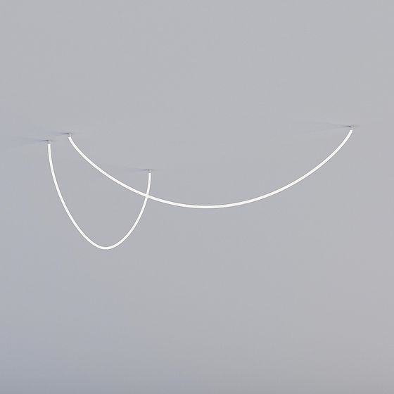 Suspended Smile 3D model for Interior Design