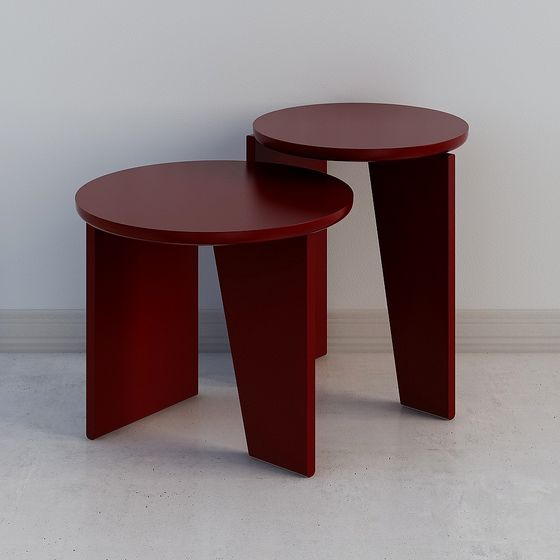Urban Side Table 3D model for Contemporary Spaces