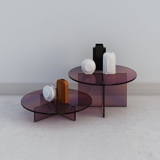 Glass Art Table 3D model