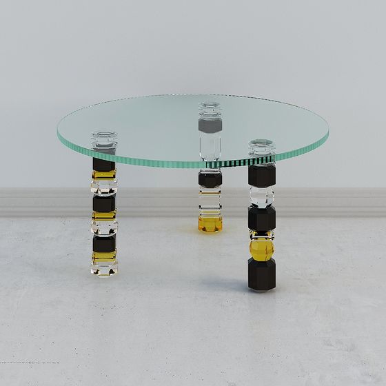 Glass Crystal Table 3D model