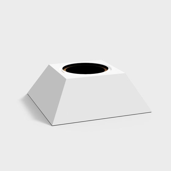 Pyramid Base Low Poly 3D model