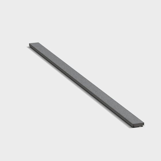 Concrete Corner Trim 3D model for Contemporary Spaces