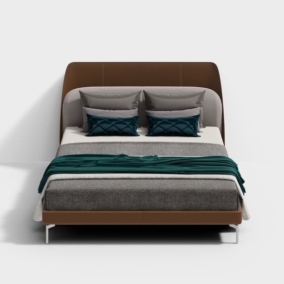 Italienisches POLTRONA FRAU Modernes Schlafzimmer-Doppelbett