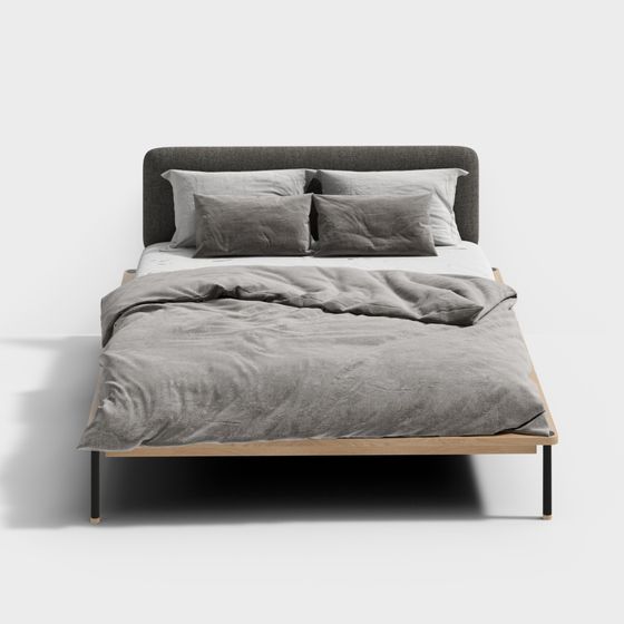 イタリア製 Molteni&C モダン ダブルベッド