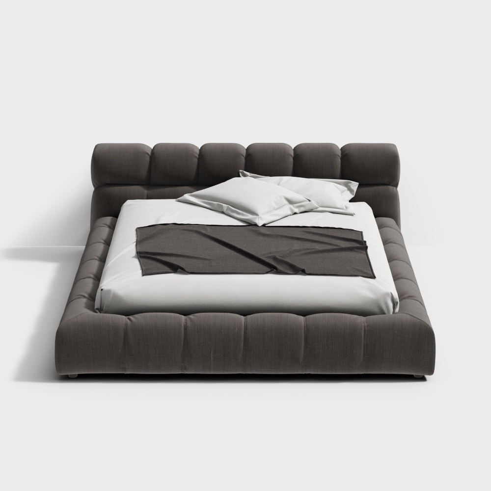 Italienisches modernes Doppelbett von B&B Italia