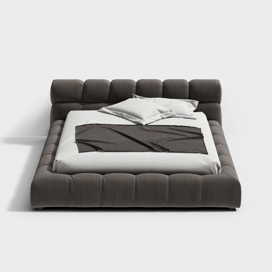 Italienisches modernes Doppelbett von B&B Italia