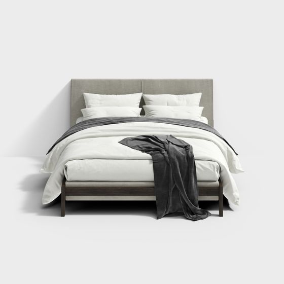 폴리폼 모던 더블 침대