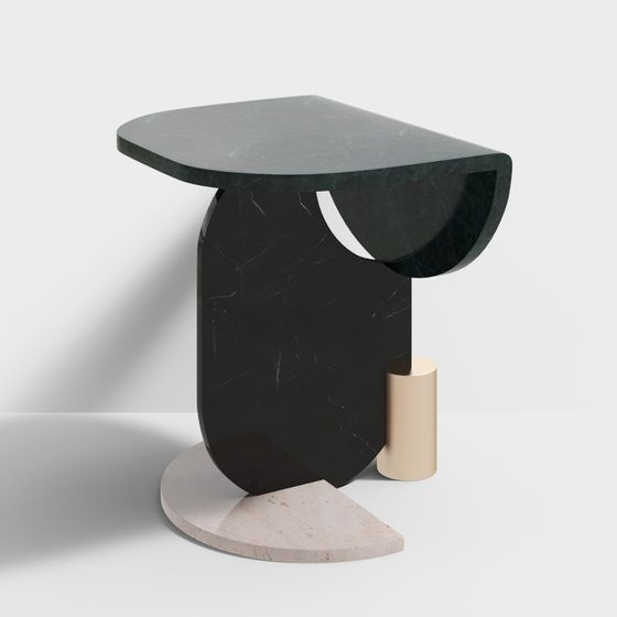 Abstract Geometric Table 3D model