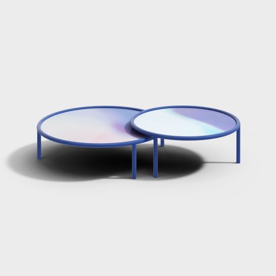 Luminous Round Table 3D model