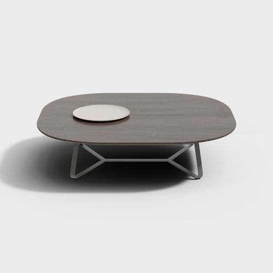 Streamlined Coffee Table 3D model