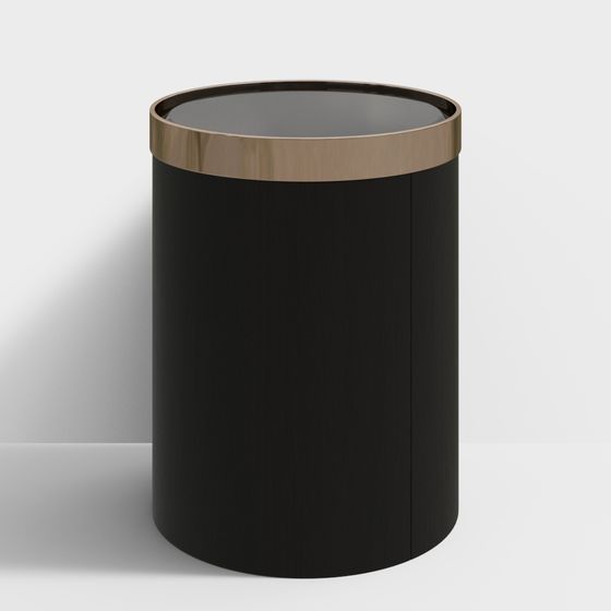 Tavolo da caffè rotondo e tavolino laterale moderno Minotti