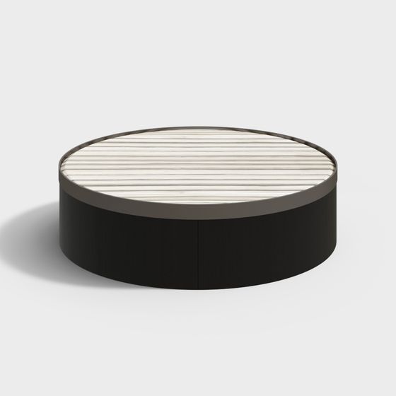 Elegant Circular Sofa Bed 3D model for Modern Interiors