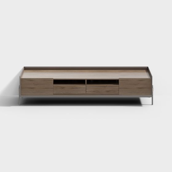 Modern Minimalist TV Stand 3D model