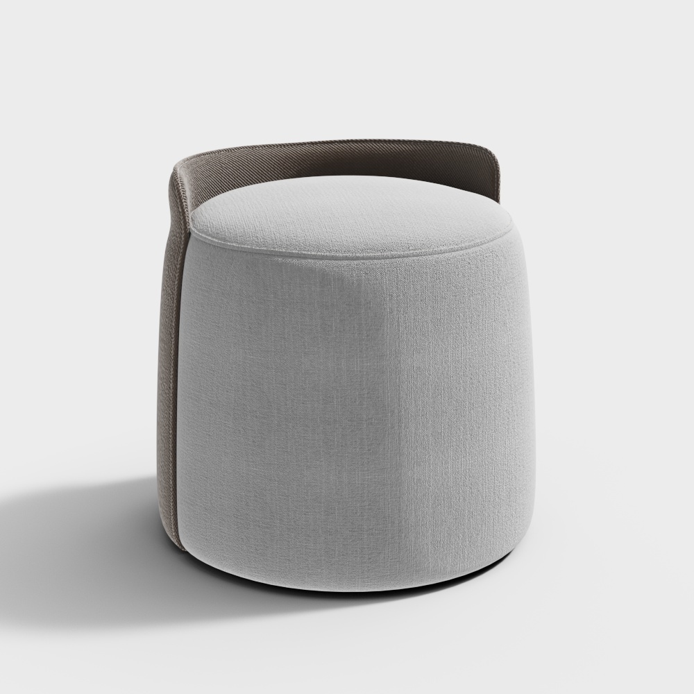 Urban Comfort Round Stool 3D model