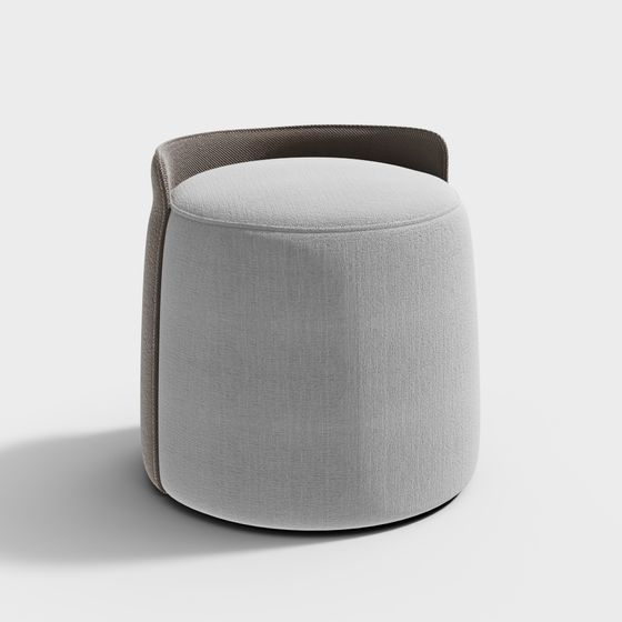 Urban Comfort Round Stool 3D model