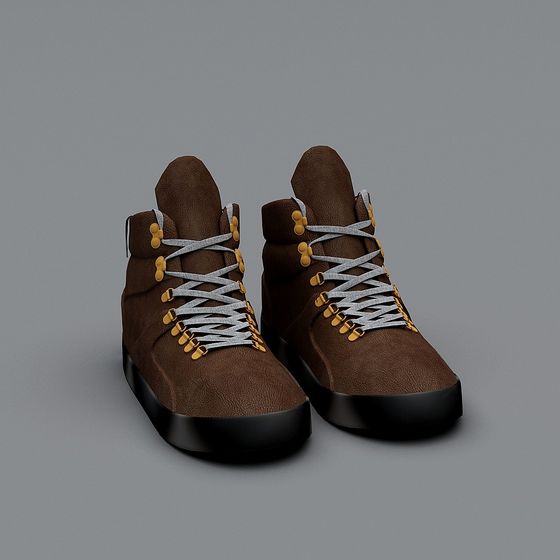 Stylish Outdoor Boots 3D model