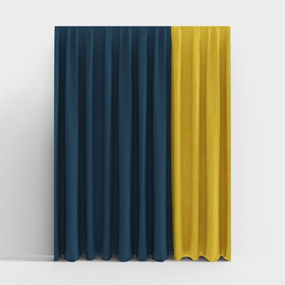 Color Symphony Curtain 3D model