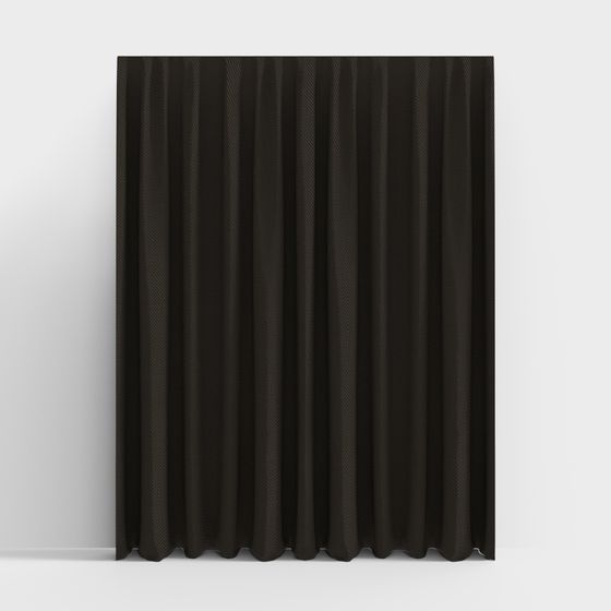 Folded Curtain 3D model