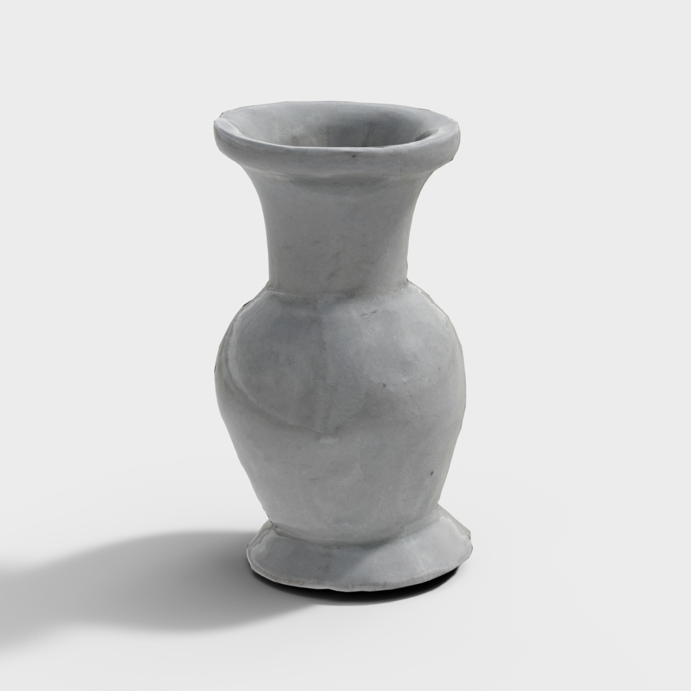 Dehua kiln small horn mouth bottle