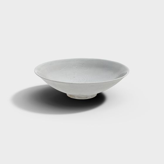 Delicate Celadon Bowl 3D model