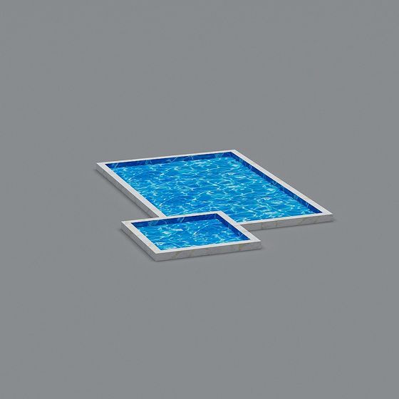 Refreshing 3D Pool Design Model for Summer