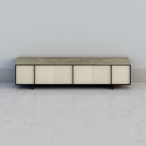 Modern Minimalist TV Cabinet 3D model