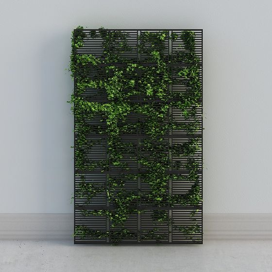 City Green Wall 3D model for Modern Projects