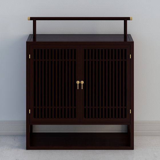 Chic Storage Cabinet 3D model for Modern Spaces