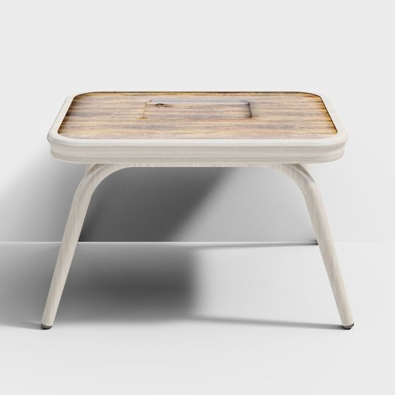 Elegant Bedside Table 3D Model for Modern Interiors