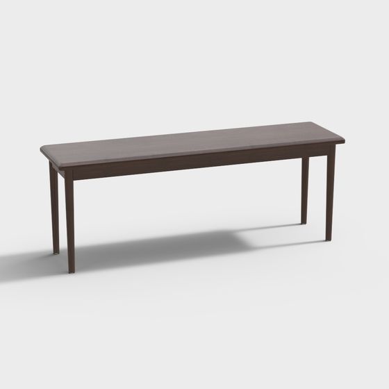 Urban Bench 3D model for Contemporary Spaces