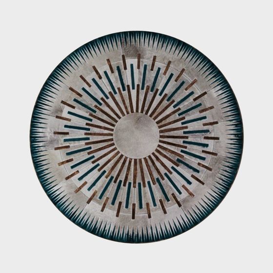 Abstract Circular Carpet 3D Model