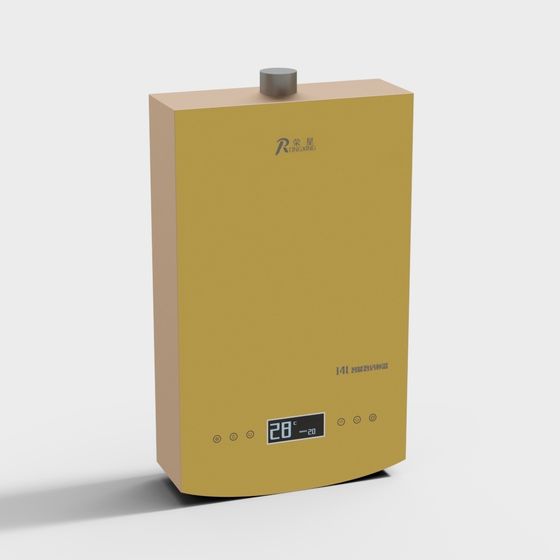 Innovative Smart Water Heater 3D model for Modern Spaces