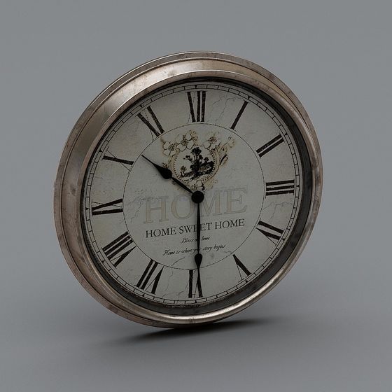 Home Sweet Home Clock 3D model