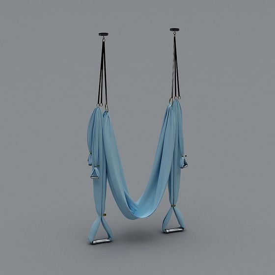 Hanging Yoga Hammock 3D model - Modern & Comfortable