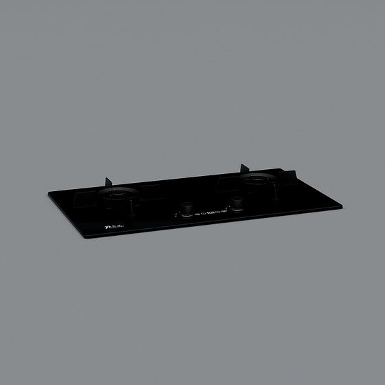 Sleek Modern Gas Stove 3D model