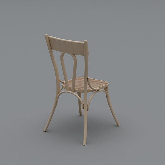 Elegant Minimalist Chair 3D model