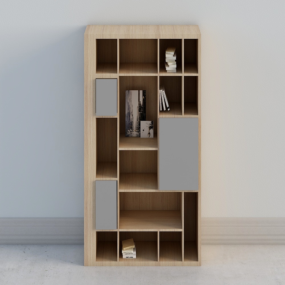 book shelf new closed .skp