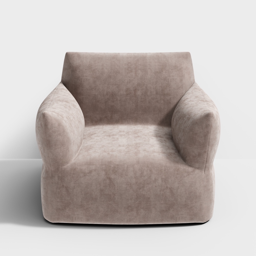 Glouceer Life Little Devil Lazy Sofa im Internet Trend einfaches Wohnzimmer Schlafzimmer kleines Familien-Sofa - braun