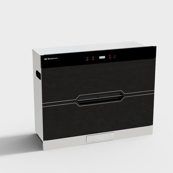 Microwave Cabinet 3D Model