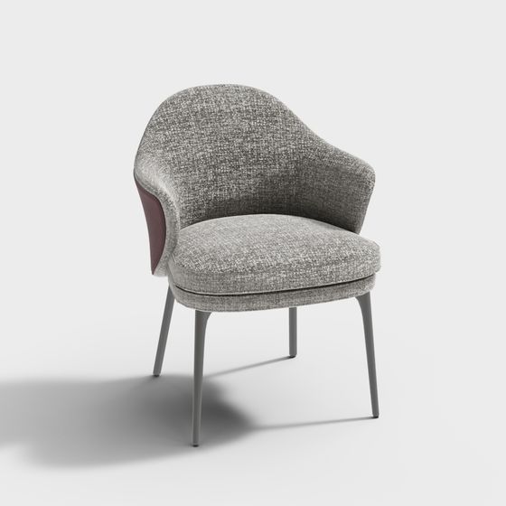 Cozy Lounge Chair 3D model for Modern Spaces