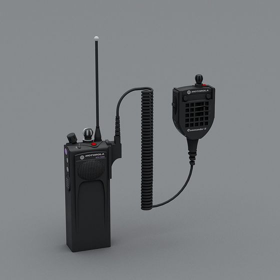 Motorola KTS 5000 Walkie Talkie 3D model