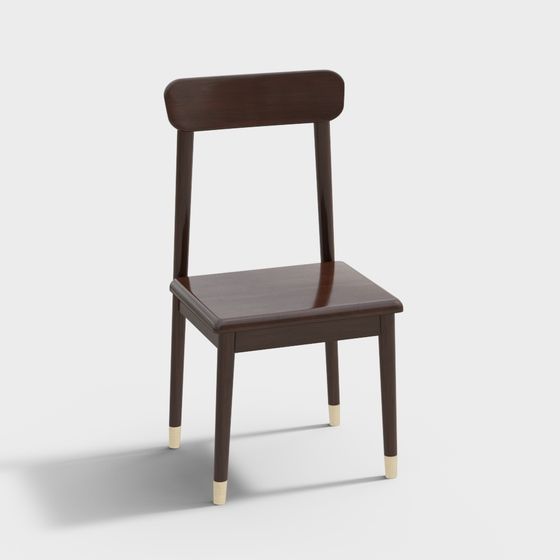 Elegant Minimalist Chair 3D model