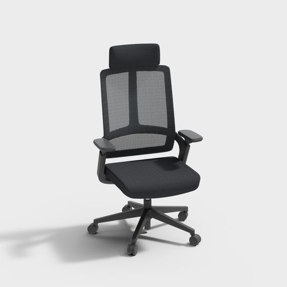 Nordic Style Office Chair 3D model